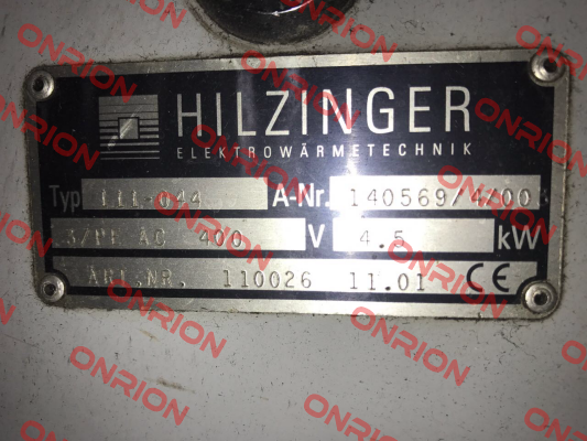 111-044 obsolete  Hilzinger