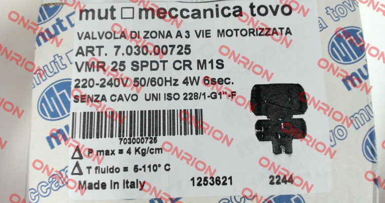 7.030.00725 Mut Meccanica Tovo SpA