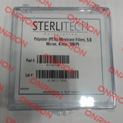 PET5047100 Sterlitech