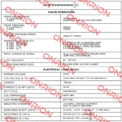 VEP03M-3-B220-GD-24L-B-Y5861-8 (OEM) Continental Hydraulics