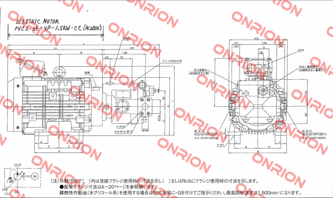  PVC2-3E-4P-1.5KW-CC(AC200V)  Toyooki