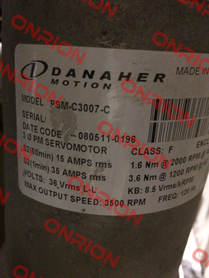 PSM-C3007C OEM  Danaher Motion