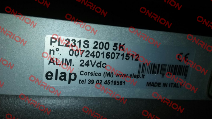 PL231-S-200-5k  ELAP