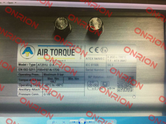 DR00100UF05F0717AZ  Air Torque