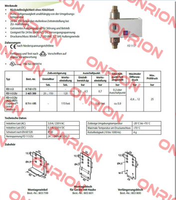 FD113 ZU 3465300  Alco