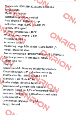 BGN-S50-321BS000-0-S52-0-K  Kobold