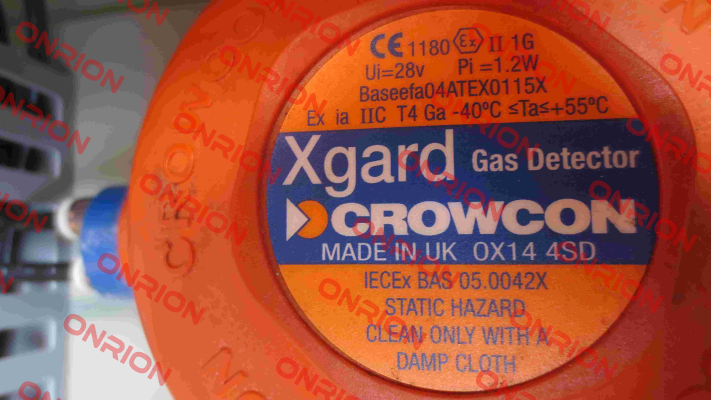 XGARD Type 1 O2 0-25% Vol  Crowcon