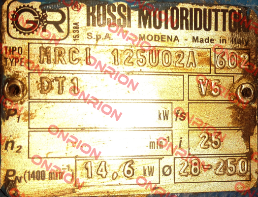 MR CI 125 UO2A  Rossi