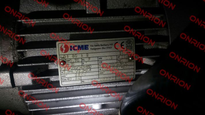 D  80 A 2    Nr. 200U6862  Icme Motor