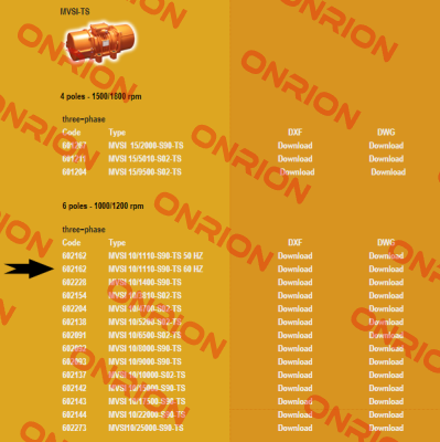 MVSI-10/1110-S90 obsolete, replaced by MVSI 10/1110-S08 Italvibras