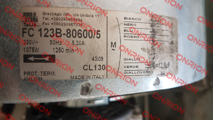 123B-80600/5  Euro Motors Italia