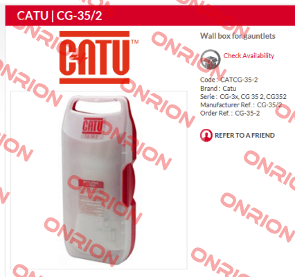 CATU CG-35/2  Catu