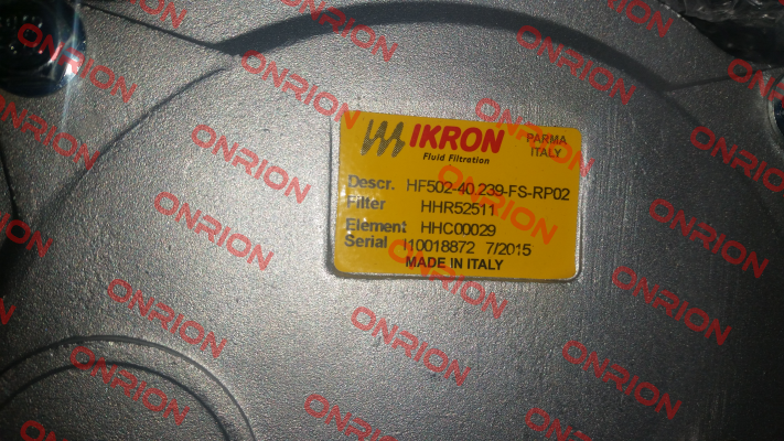 HHC00029 / HEK02-40.239-FS-RP025-VM-B17-B-570l/min. Ikron