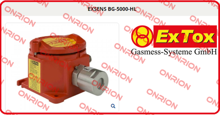 EXSENS BG-5000-HL  ExTox Gasmess-Systeme