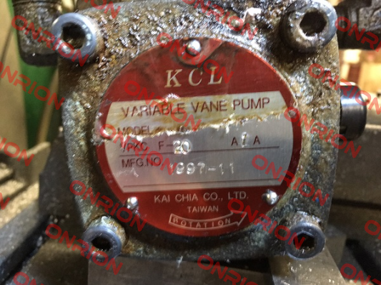 VPKC  F-20 A  KCL HYDRAULIC PUMPS