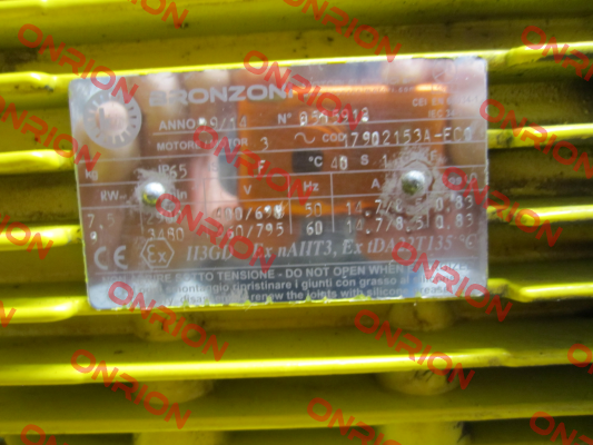 kw 7,5 V400/690         Bronzoni