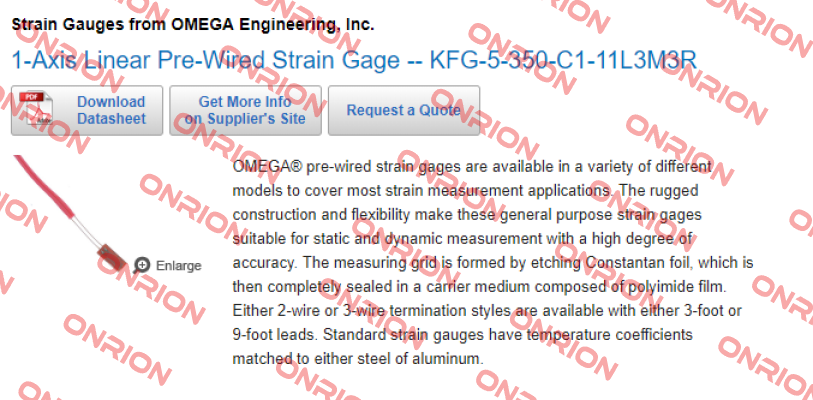 KFG-5-350-C1-11L3M3R  Omega