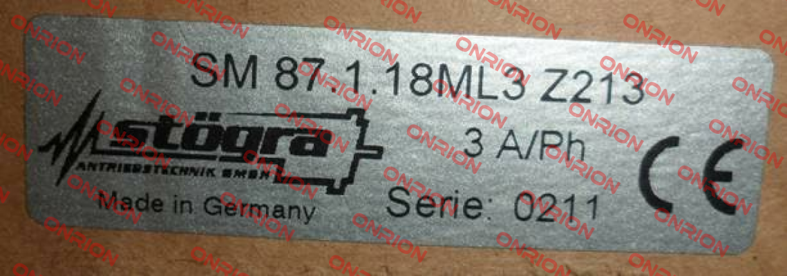 SM 87.1.18ML3 Z213 STÖGRA Antriebstechnik