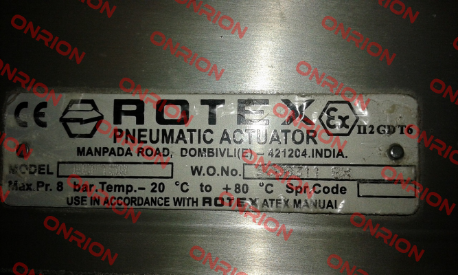 9000311 8X obsolete,replaced by QTF 150 Rotex