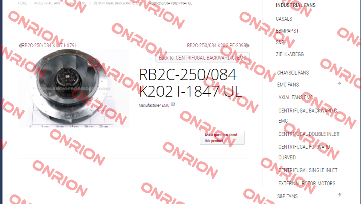 RB2C-250/084 K202 I-1847  Emc