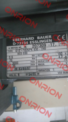 G12-10/NPK 830-240 obsolete, no replacement  Bauer