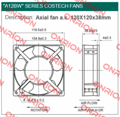 A12-B23-STS-W00  Costech