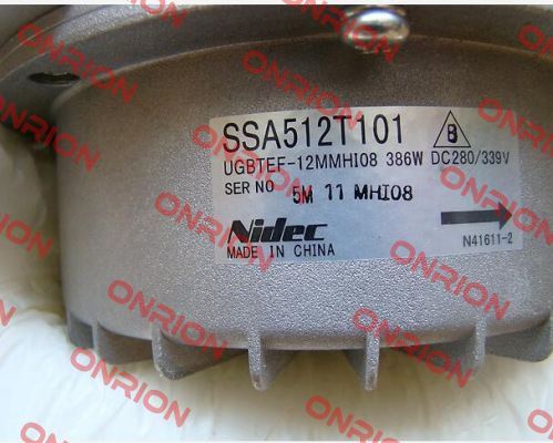 SSA512T101   S/N:5M 11 MHI 08 OEM Nidec