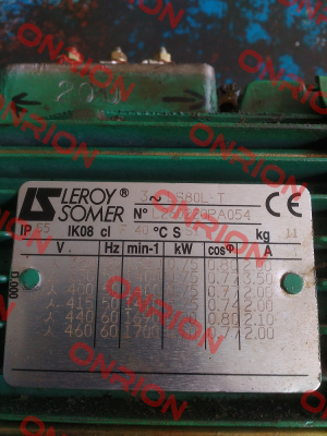 LS 80 LT, No:L260220PA054 Bonfiglioli