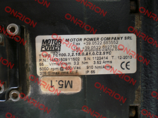 P.N. 14521509Y1502 OEM  Motor Power