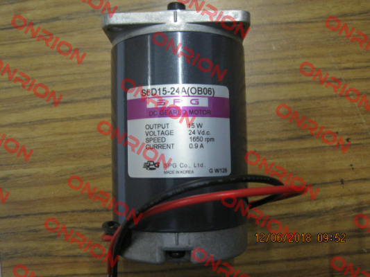 S6D15-24A(OB06)  Spg Motor