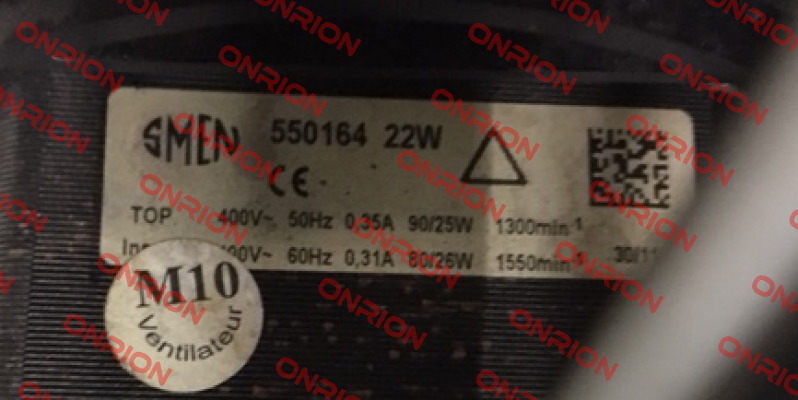 550164 22W,only complete fan is available 30KFB4008 "8668735" "550164" *5302472* HELICED250MM or 30KFB4008 "8668736" "550164" *5302472* HELICE D300MM  Smen