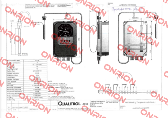 AKM345-00243386 Qualitrol