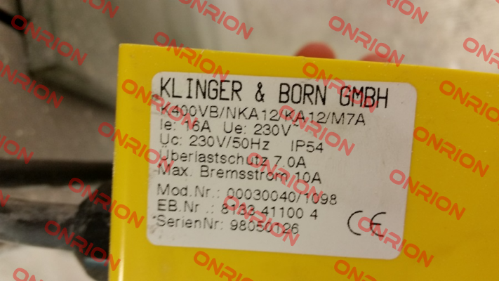 K400 (0003.0040) Klinger Born