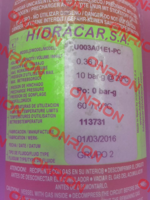 U003A01E1-PC Hidracar