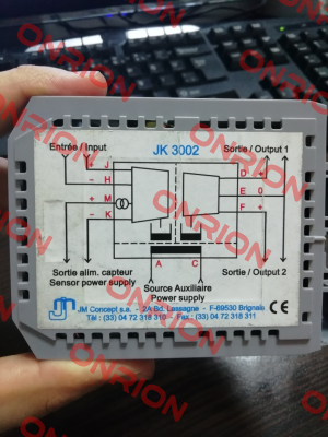 JK3002- obsolete replaced by ULCOS920D2  JM Concept