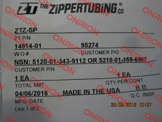 ZTZ-SP Zippertubing