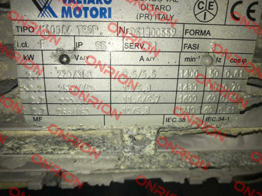 M100/4P/2.2KW/230-400-50/B5 A NORME IE2 Valtaro Motori