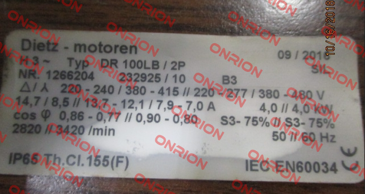 DR100LB/2P Dietz-Motoren