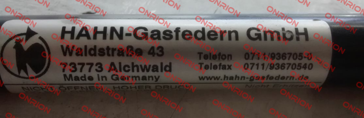 G 08 19 0250 1 0630 WG30 WG30 00320N Hahn Gasfedern