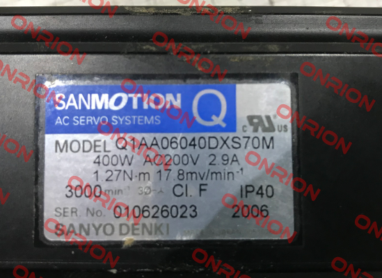 Q1AA06040DXS70M obsolete no replacement Sanyo Denki