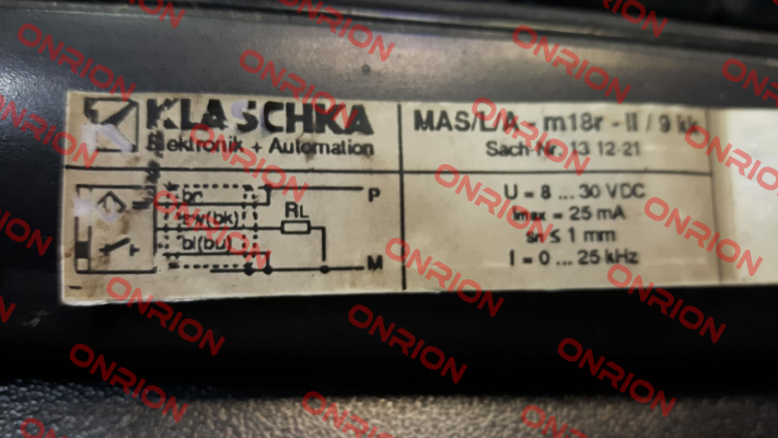 MAS/L/A-M18R-II/9KK Klaschka