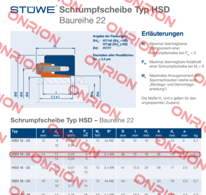 HSD-14-22x14 Stüwe