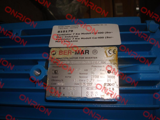 BM132V2.CAR400 Ber-Mar Motors