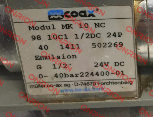 MK 10 NC (502269) Coax