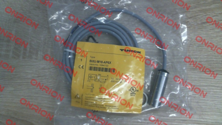 p/n: 1644733, Type: BI8U-M18-AP6X Turck