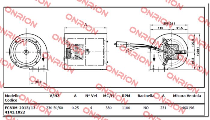 4141.1022 – FC83M 2015/13 Euro Motors Italia