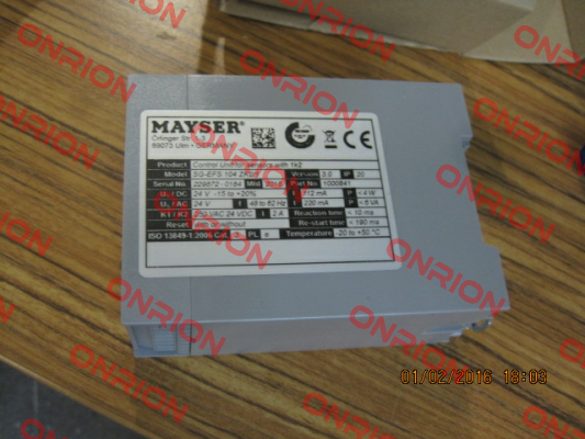 SG EFS 104 ZK2/1 24V AC/DC 1,2 kOhm Mayser