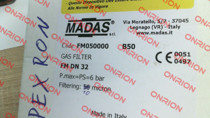 FM050000 B10 Madas