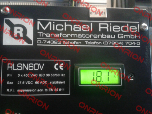 0233/00000001 Michael Riedel Transformatorenbau