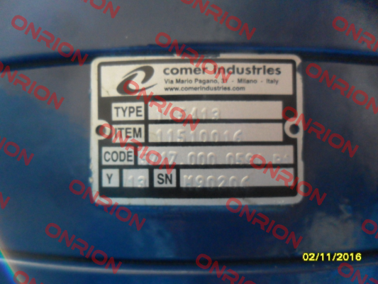 Type 115413 OEM  Comer Industries